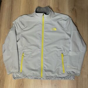 The North Face Men's‎ XXL Wind Wall Shell Jacket. Gray and Yellow. GUC